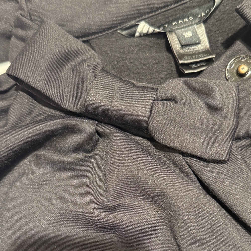 Black Cropped Jacket - image 3